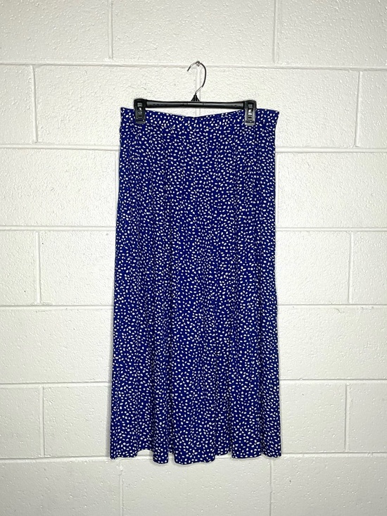 Doncaster Dresses & Skirts - < Vintage Doncaster Blue/White Speckled Pattern Skirt Size 14 >